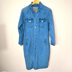 Casual Blue Denim Dress
